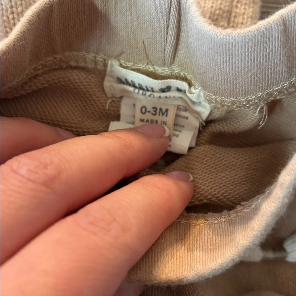 Cozy Beige Bear Knit Diaper Cover Set